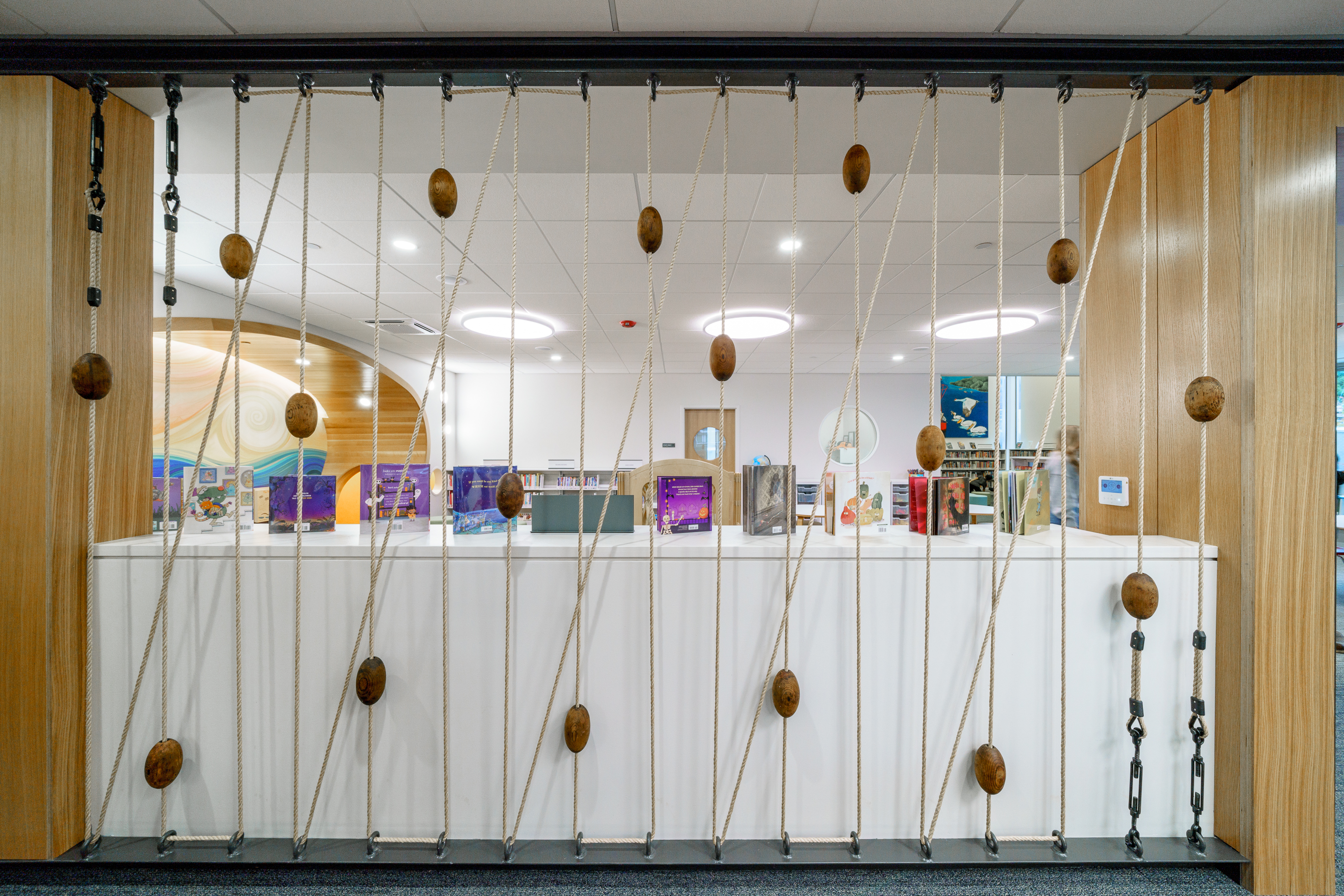 Wooden Float Wall