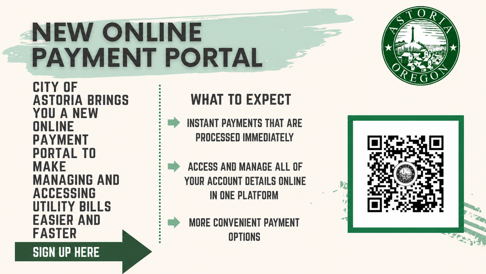 City of Astoria Launches New Online Payment Portal