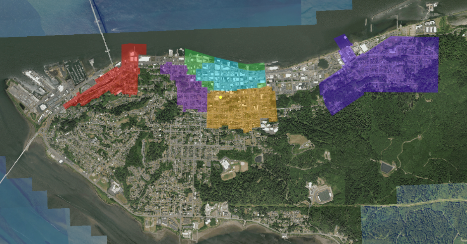 Astoria Historic Districts Map