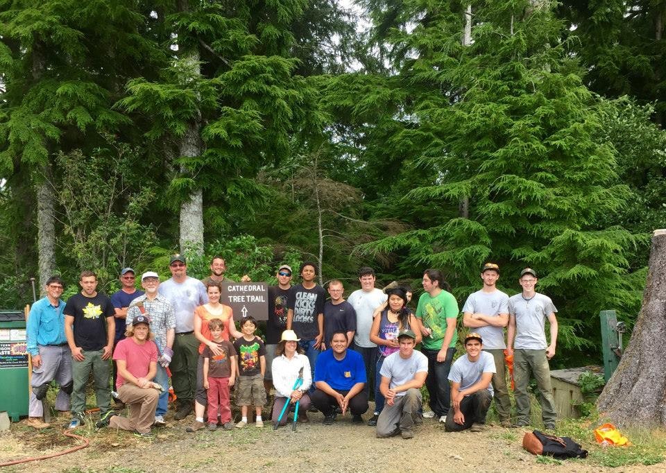 Cathedral Tree Trail Clean Up 